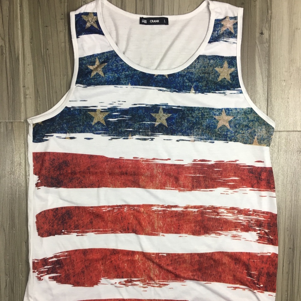 Crank Beach USA Size L Tank Top